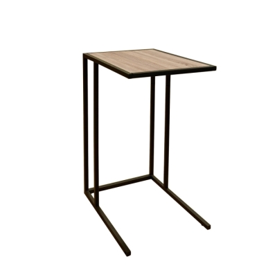 Стол придиванный Art In Head Fiji Double 430х630х350 Дуб сонома/Черный (TB06130000030)