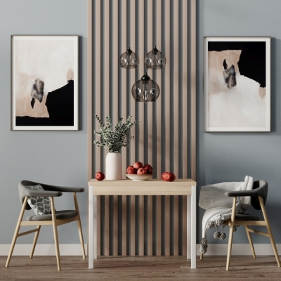 Стол-трансформер Art in Head Lunch 900x750x600 Дуб сонома/Белый (TB19130000010)