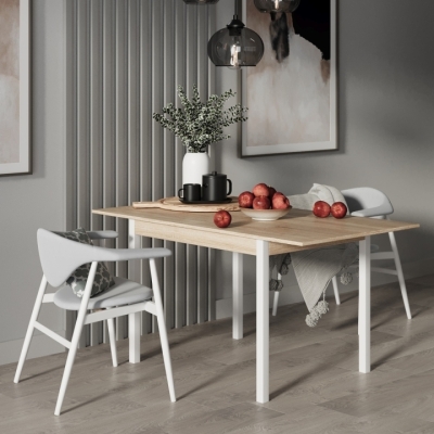 Стол-трансформер Art in Head Lunch 900x750x600 Дуб сонома/Белый (TB19130000010)