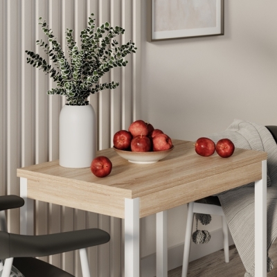 Стол-трансформер Art in Head Lunch 900x750x600 Дуб сонома/Белый (TB19130000010)