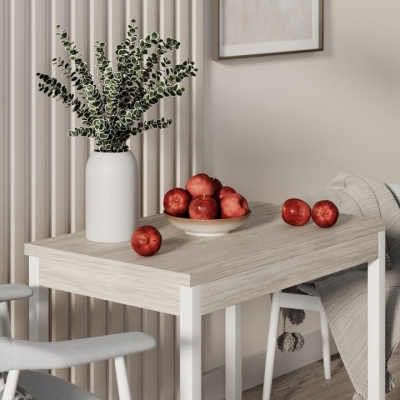 Стол-трансформер Art in Head Lunch 900x750x600 Артвуд светлый/Белый (TB19200000010)