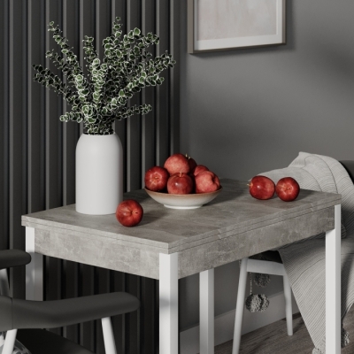 Стол-трансформер Art in Head Lunch 900x750x600 Ателье светлый/Белый (TB19040000010)