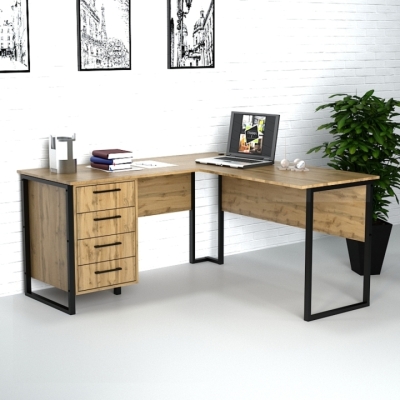 Офісний стіл лофт СУЛГ-2-1 Гамма стиль