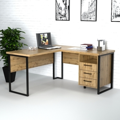  Офисный стол лофт СУЛГ-3 Гамма стиль (V4923) 