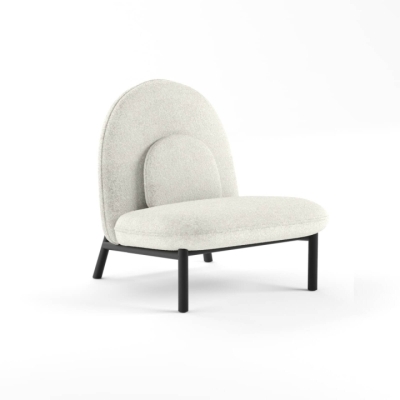 Крісло Soft Lounge Boucle Nata /Чорний  75x82x80