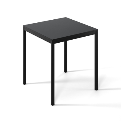 Обід0й стіл Art in Head Brevity Loft mini 670х750х670 Графіт/Чорний метал (520028828)