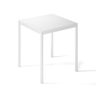 Обід0й стіл Art in Head Brevity Loft mini 670х750х670 Білий діамант/Білий метал (520028916)