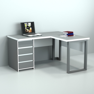 Офісний стіл лофт ГК-3 Гамма стиль