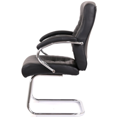 Кресло конференционное АКЛАС Атлант CF (XY-7147-G) (PU Черный)