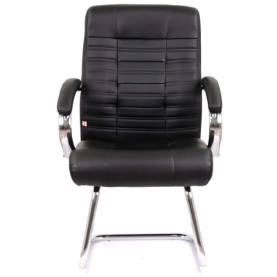 Кресло конференционное АКЛАС Атлант CF (XY-7147-G) (PU Черный)