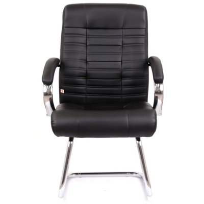 Кресло конференционное АКЛАС Атлант CF (XY-7147-G) (PU Черный)