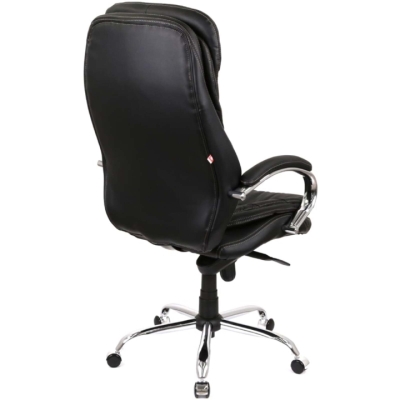 Кресло АКЛАС Валенсия Soft CH MB (Кожа LC-A Black)