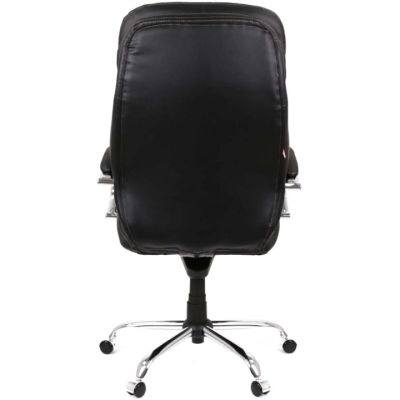 Кресло АКЛАС Валенсия Soft CH MB (Кожа LC-A Black)