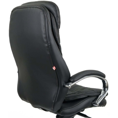 Кресло АКЛАС Валенсия Soft CH MB (Кожа LC-A Black)