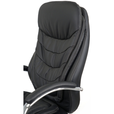 Кресло АКЛАС Валенсия Soft CH MB (Кожа LC-A Black)