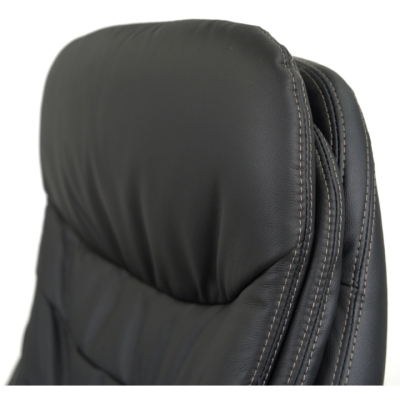 Кресло АКЛАС Валенсия Soft CH MB (Кожа LC-A Black)