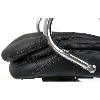 Кресло АКЛАС Валенсия Soft CH MB (Кожа LC-A Black)