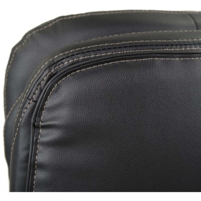 Кресло АКЛАС Валенсия Soft CH MB (Кожа LC-A Black)