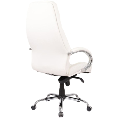 Кресло АКЛАС Луизиана MB (GB-242CC) (Кожа Lux LC-W White)