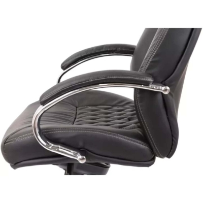 Кресло АКЛАС Луизиана MB (GB-242CC) (Кожа LC-A Black)