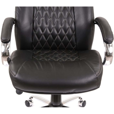 Кресло АКЛАС Луизиана MB (GB-242CC) (Кожа LC-A Black)