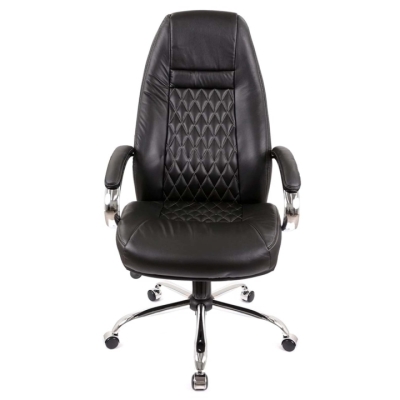 Кресло АКЛАС Луизиана MB (GB-242CC) (Кожа LC-A Black)