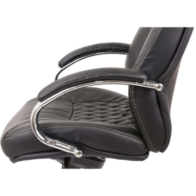 Кресло АКЛАС Луизиана MB (GB-242CC) Черный (Кожа LC-A black)