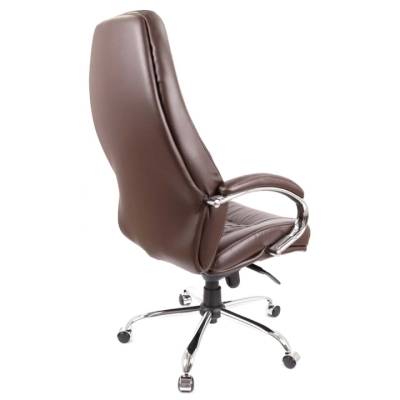 Кресло АКЛАС Луизиана MB (GB-242CC) (Кожа LC-K Dark brown/PU Dark brown)