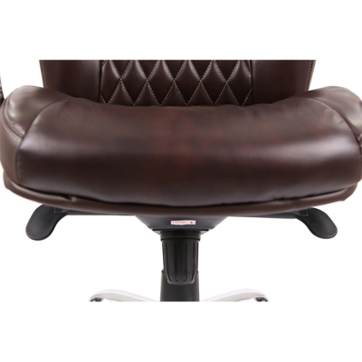 Кресло АКЛАС Луизиана MB (GB-242CC) (Кожа LC-K Dark brown)