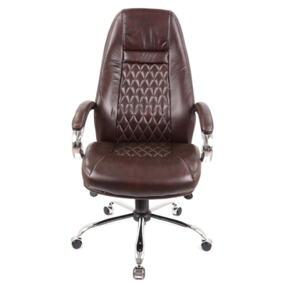 Кресло АКЛАС Луизиана MB (GB-242CC) (Кожа LC-K Dark brown)