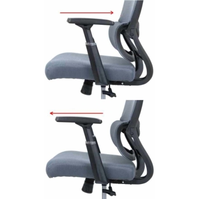 Кресло АКЛАС Аоста R-SR Серый (Серый)