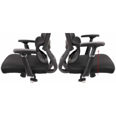 Кресло АКЛАС Аоста R-SR Черный (Черный)