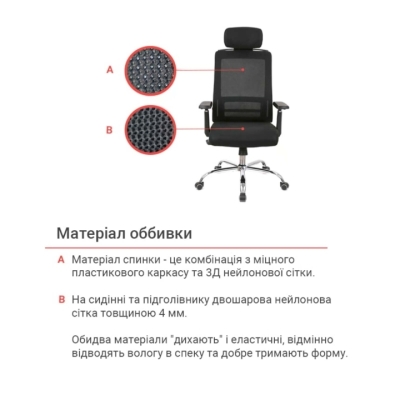 Кресло АКЛАС Сан-Ремо KD R-SR (Черный)