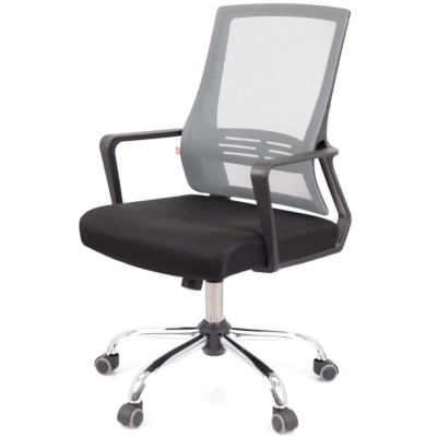 Кресло АКЛАС Асти KD TILT (Серый/Черный)