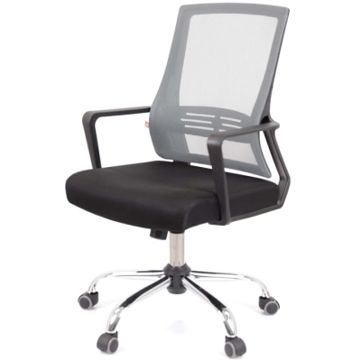 Кресло АКЛАС Асти KD TILT (Серый/Черный)