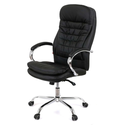 Кресло АКЛАС Валенсия ANF XY-7004H-1 (PU Черный)