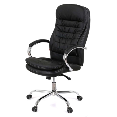 Купить Кресло АКЛАС Валенсия ANF XY-7004H-1 (PU Черный). Фото