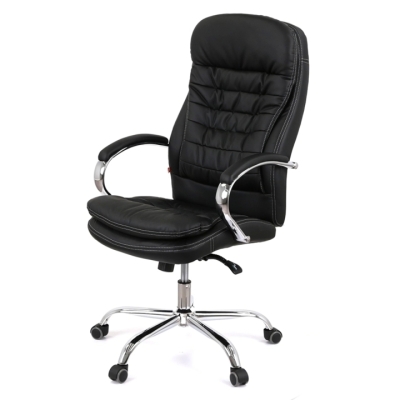 Кресло АКЛАС Валенсия ANF XY-7004H-1 (PU Черный)