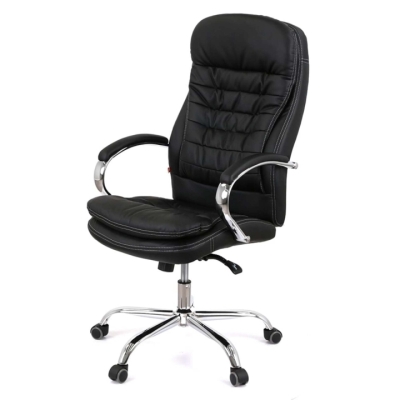 Кресло АКЛАС Валенсия ANF XY-7004H-1 (PU Черный)