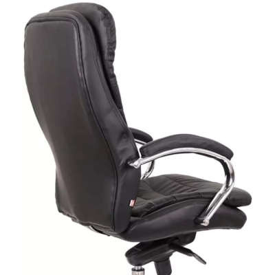 Кресло АКЛАС Валенсия MB XY-7340 (Кожа LC-A Black/PU Black)