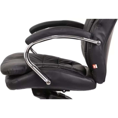 Кресло АКЛАС Валенсия MB XY-7340 (Кожа LC-A Black/PU Black)