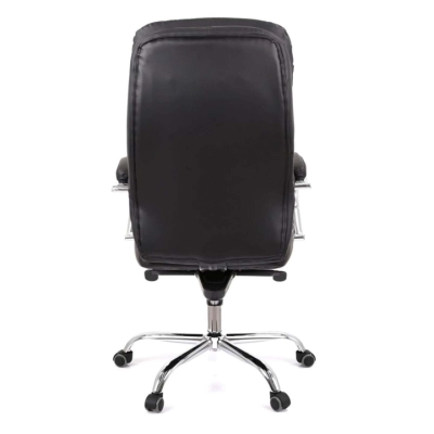 Кресло АКЛАС Валенсия MB XY-7340 (Кожа LC-A Black/PU Black)