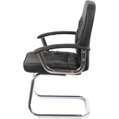 Кресло конференционное АКЛАС Лекко CF (PU Черный)
