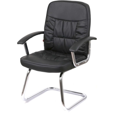 Кресло конференционное АКЛАС Лекко CF (PU Черный)