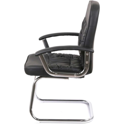 Кресло конференционное АКЛАС Лекко CF (PU Черный)