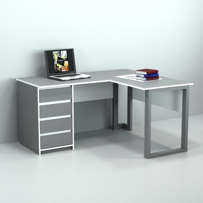 Купить  Офисный стол лофт ГК-3Т Гамма стиль . Фото 3