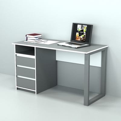 Офисный стол лофт ГП-2Т Гамма стиль (V5063)