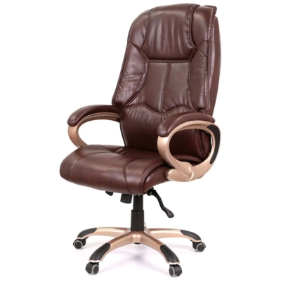 Кресло АКЛАС Монсан ANF Коричневый (PU Dark Brown)