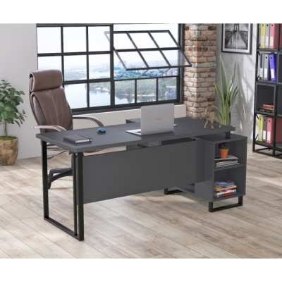 Стол руководителя Нотариус Loft Design Антрацит