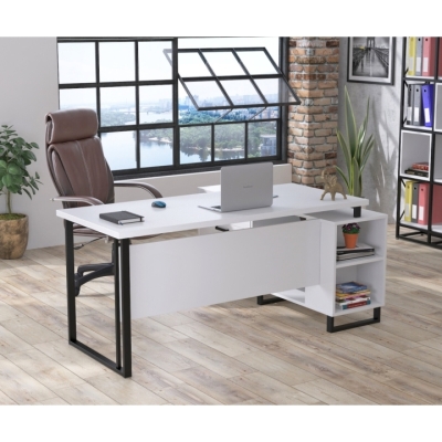 Стол руководителя Нотариус Loft Design Белый